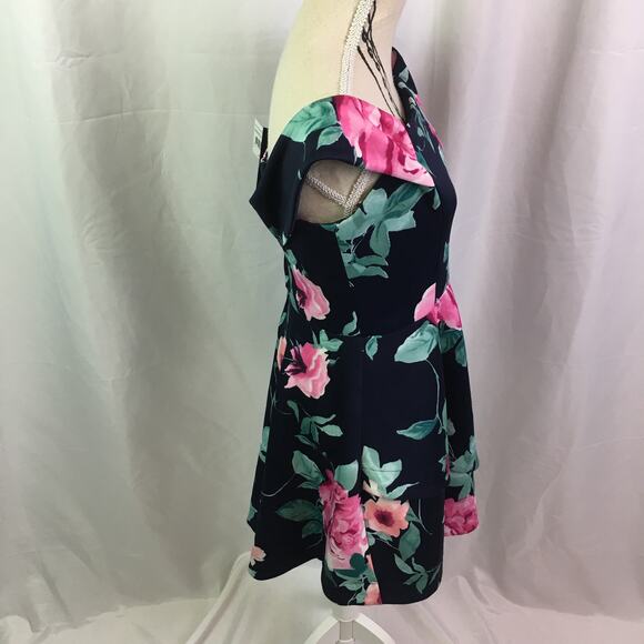 Speechless Floral Special Occasion Dress Jrs Small - Picture 15 of 16